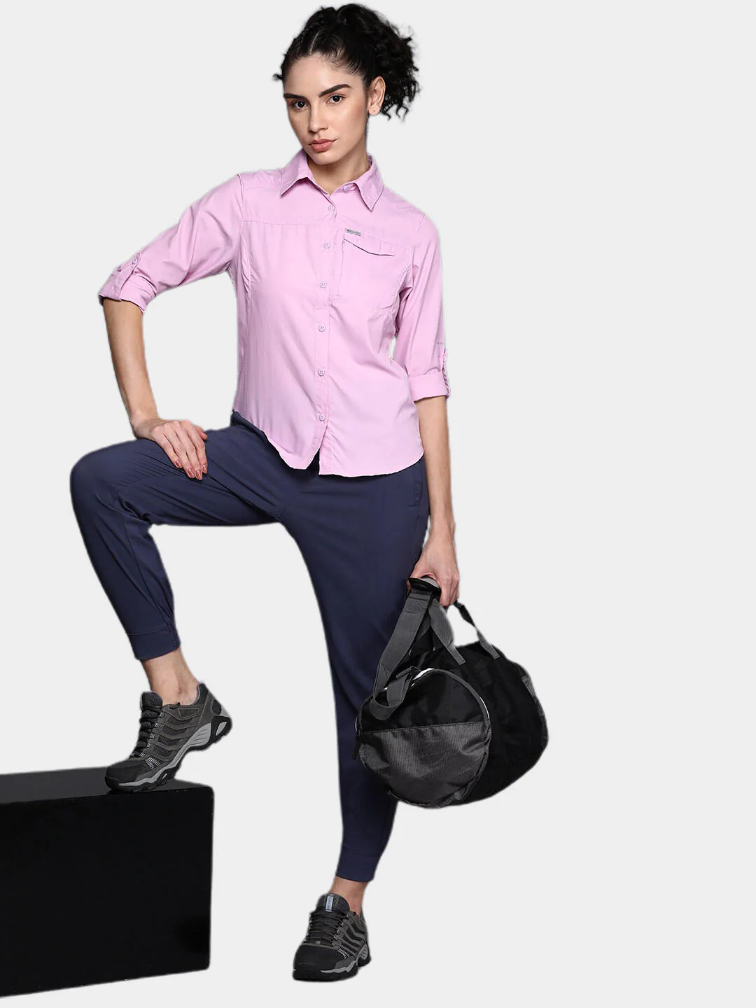 Columbia Women Purple Silver Ridge 2.0 Long Sleeve (Sun Protection) - Image 13