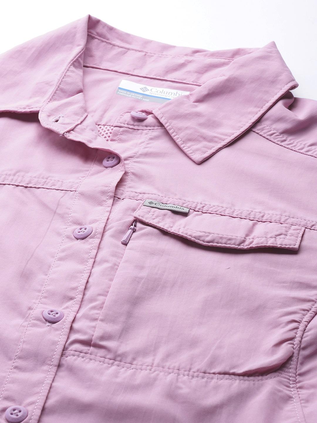 Columbia Women Purple Silver Ridge 2.0 Long Sleeve (Sun Protection) - Image 8