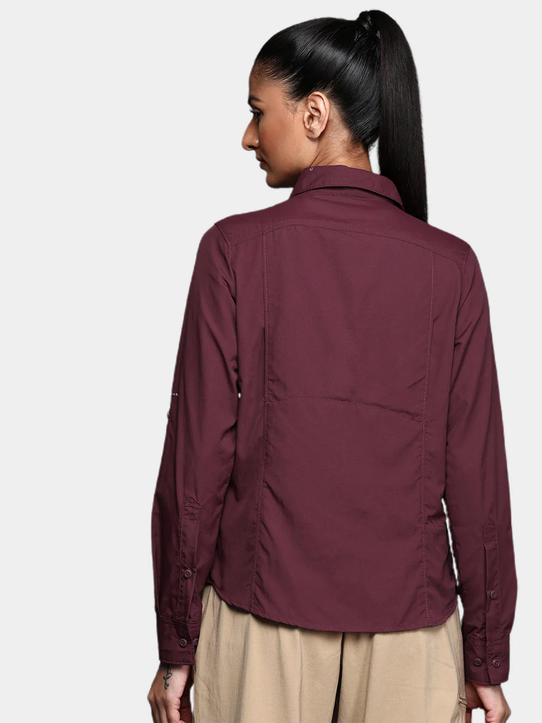 Columbia Women Purple Silver Ridge 2.0 Long Sleeve (Sun Protection) - Image 12