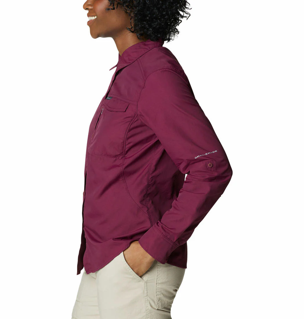 Columbia Women Purple Silver Ridge 2.0 Long Sleeve (Sun Protection) - Image 2
