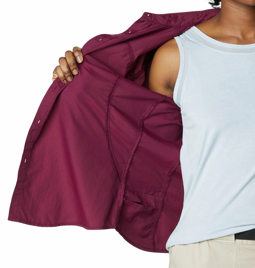 Columbia Women Purple Silver Ridge 2.0 Long Sleeve (Sun Protection) - Image 5