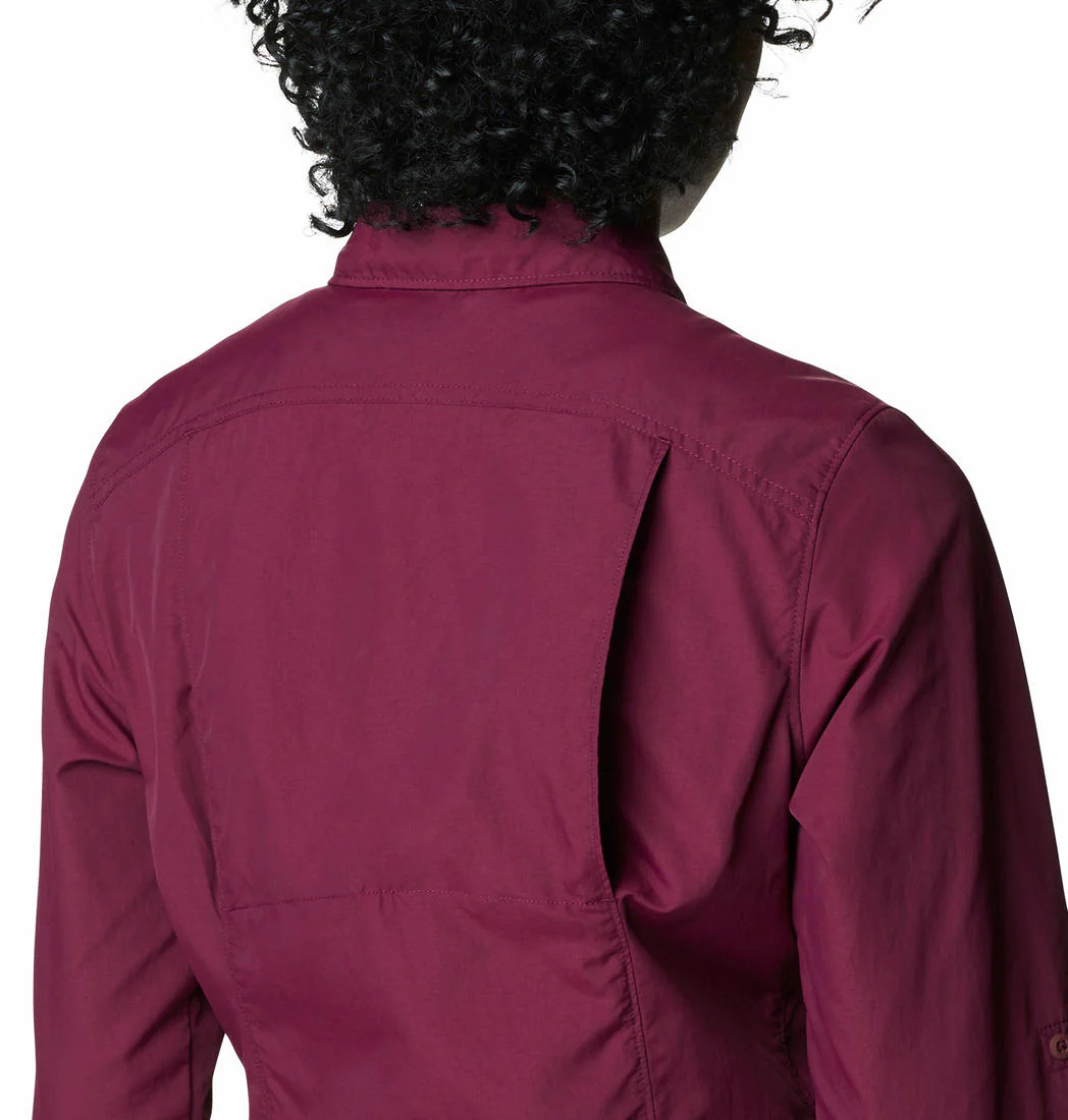 Columbia Women Purple Silver Ridge 2.0 Long Sleeve (Sun Protection) - Image 6