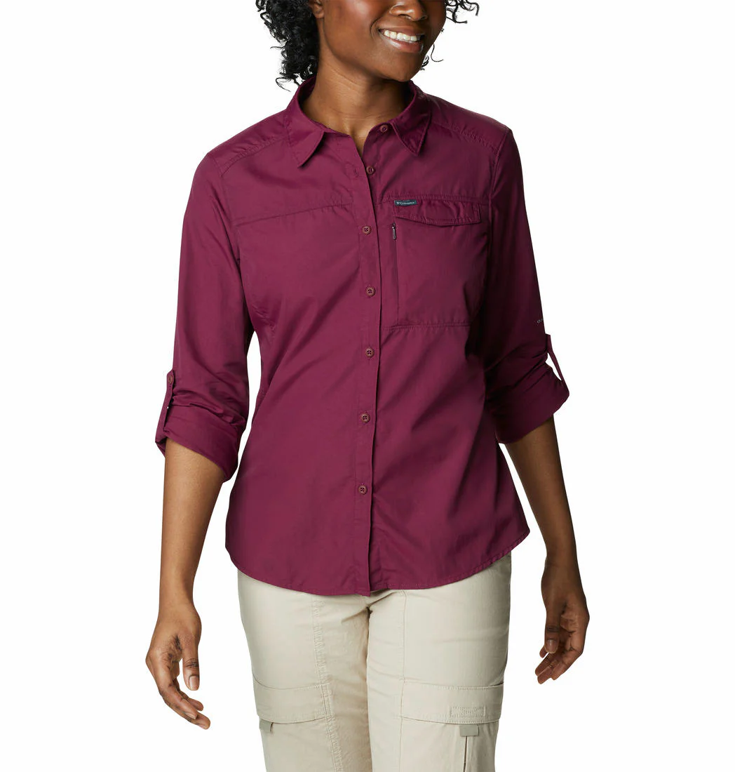Columbia Women Purple Silver Ridge 2.0 Long Sleeve (Sun Protection) - Image 7