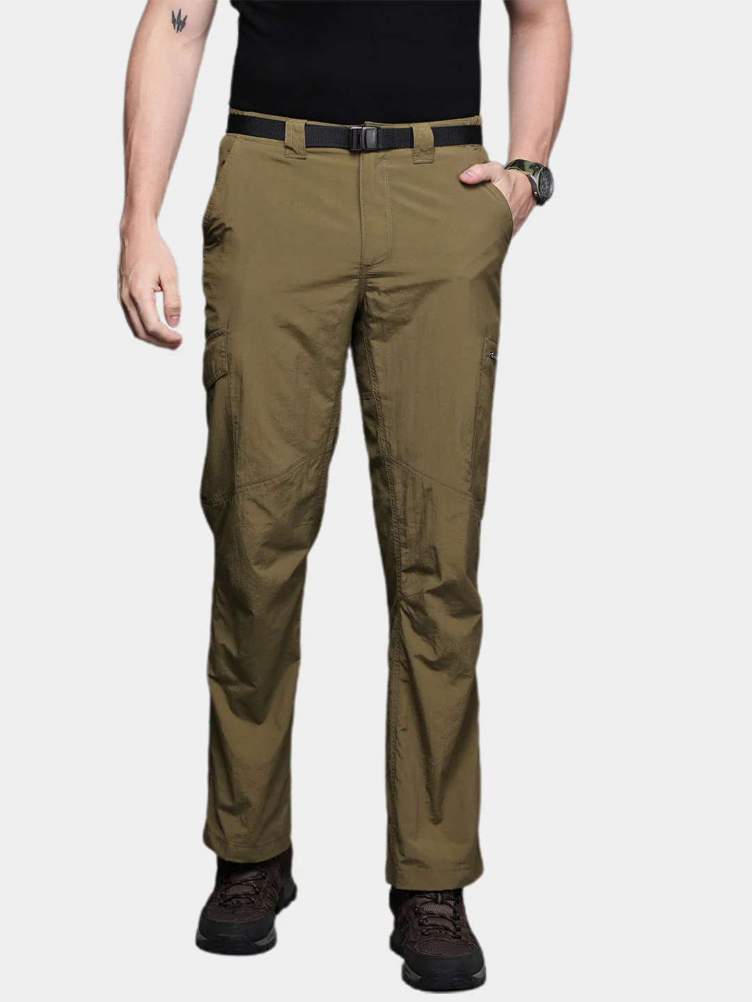 Columbia Men Green Silver Ridge Cargo Pant (Sun Protection) - Image 10