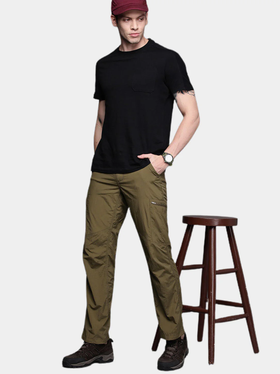 Columbia Men Green Silver Ridge Cargo Pant (Sun Protection) - Image 13