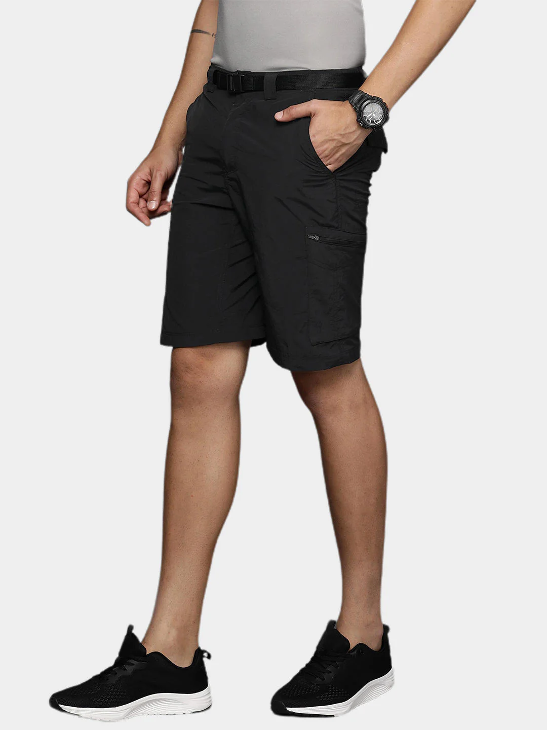 Columbia Men Black Silver Ridge Cargo Short (Sun Protection) - Image 10