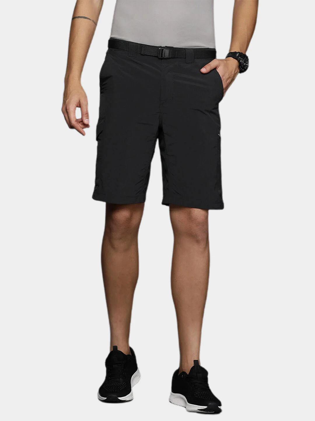 Columbia Men Black Silver Ridge Cargo Short (Sun Protection) - Image 11