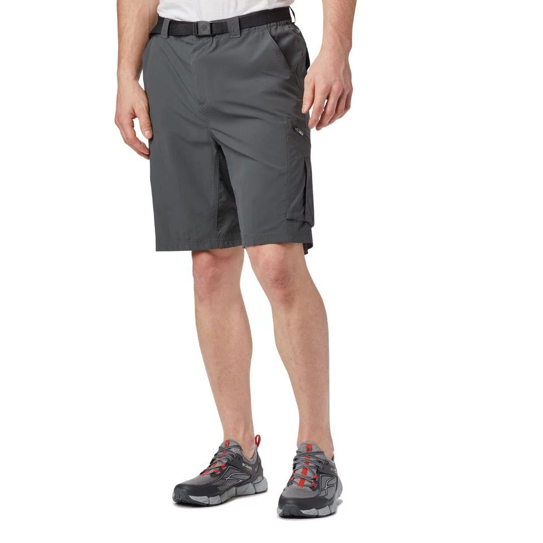Columbia Men Grey Silver Ridge Cargo Short (Sun Protection)