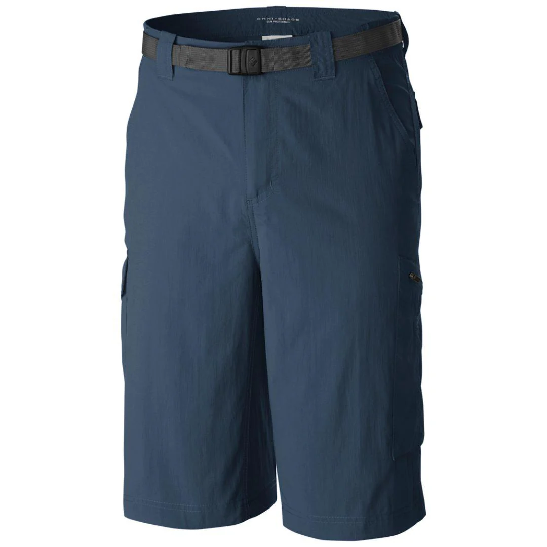 Columbia Men Purple Silver Ridge Cargo Short (Sun Protection)