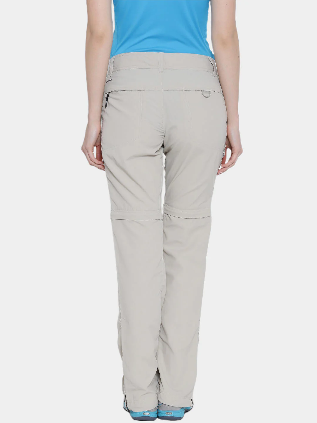 Columbia Women Beige Silver Ridge Convertible Pant (Sun Protection) - Image 3