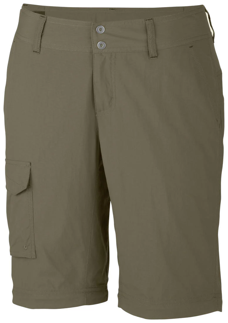 Columbia Women Green Silver Ridge Convertible Pant (Sun Protection) - Image 2