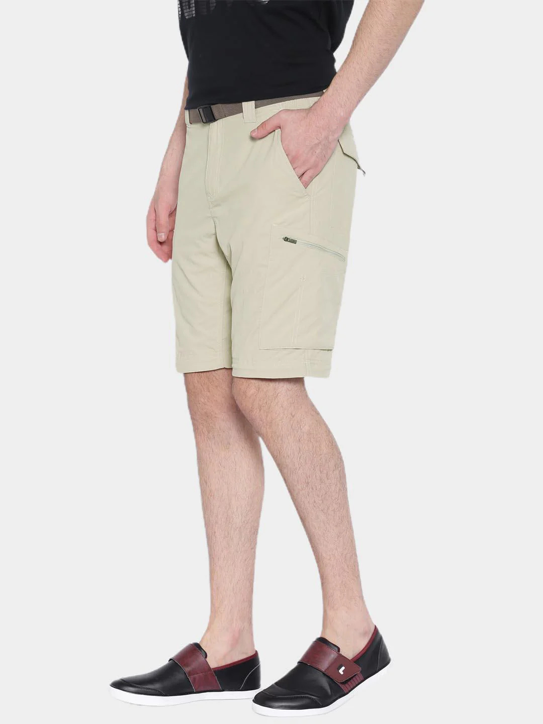 Columbia Men Beige Silver Ridge Convertible Pant (Sun Protection) - Image 2