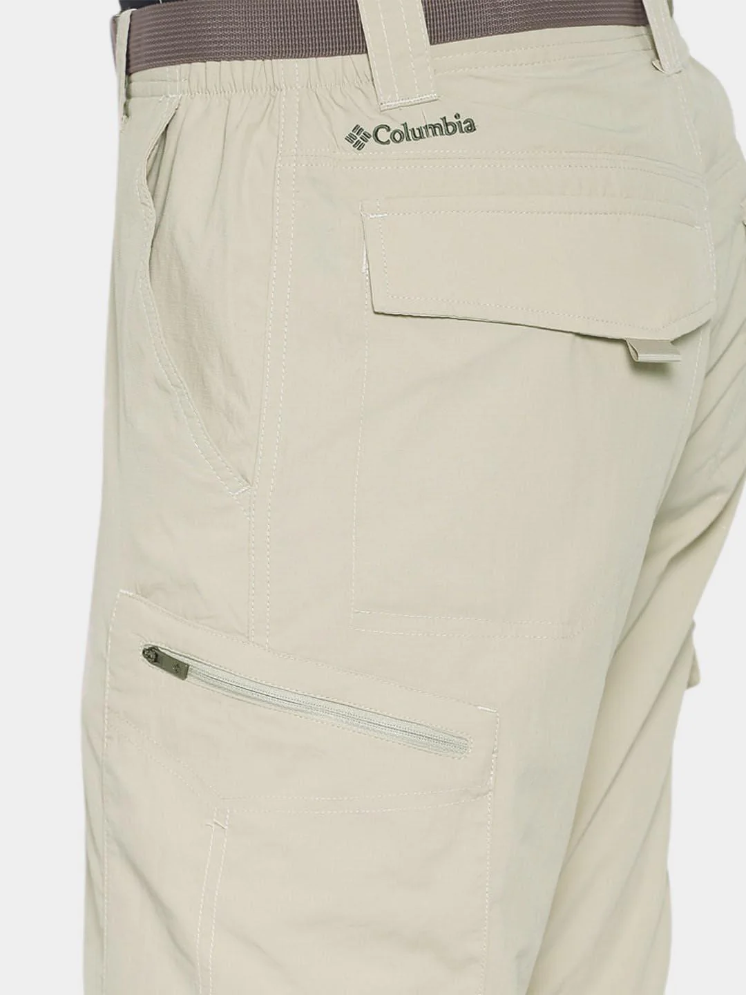 Columbia Men Beige Silver Ridge Convertible Pant (Sun Protection) - Image 4