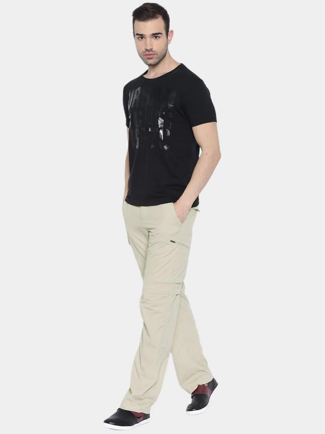 Columbia Men Beige Silver Ridge Convertible Pant (Sun Protection) - Image 5