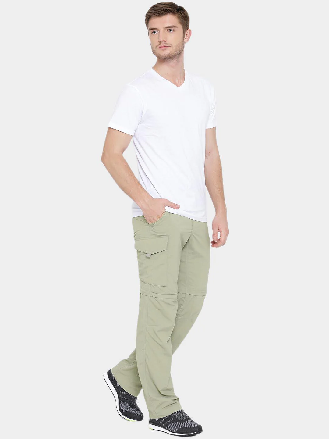 Columbia Men Beige Silver Ridge Convertible Pant (Sun Protection) - Image 6