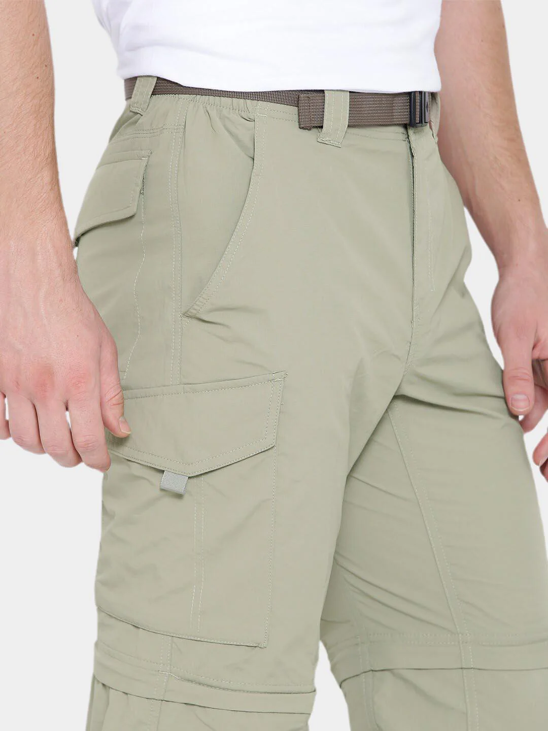 Columbia Men Beige Silver Ridge Convertible Pant (Sun Protection) - Image 8