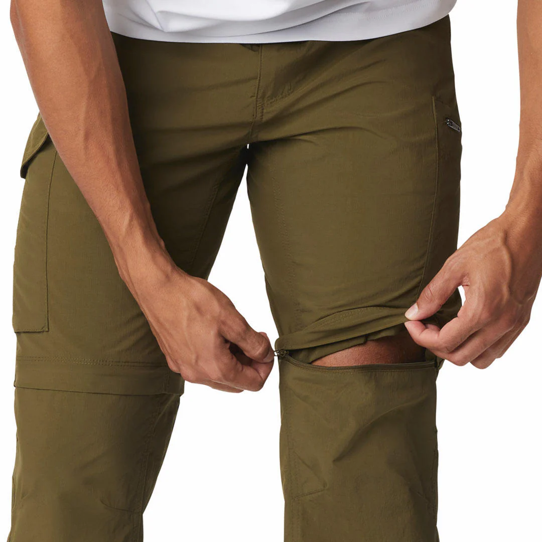 Columbia Men Green Silver Ridge Convertible Pant (Sun Protection) - Image 6