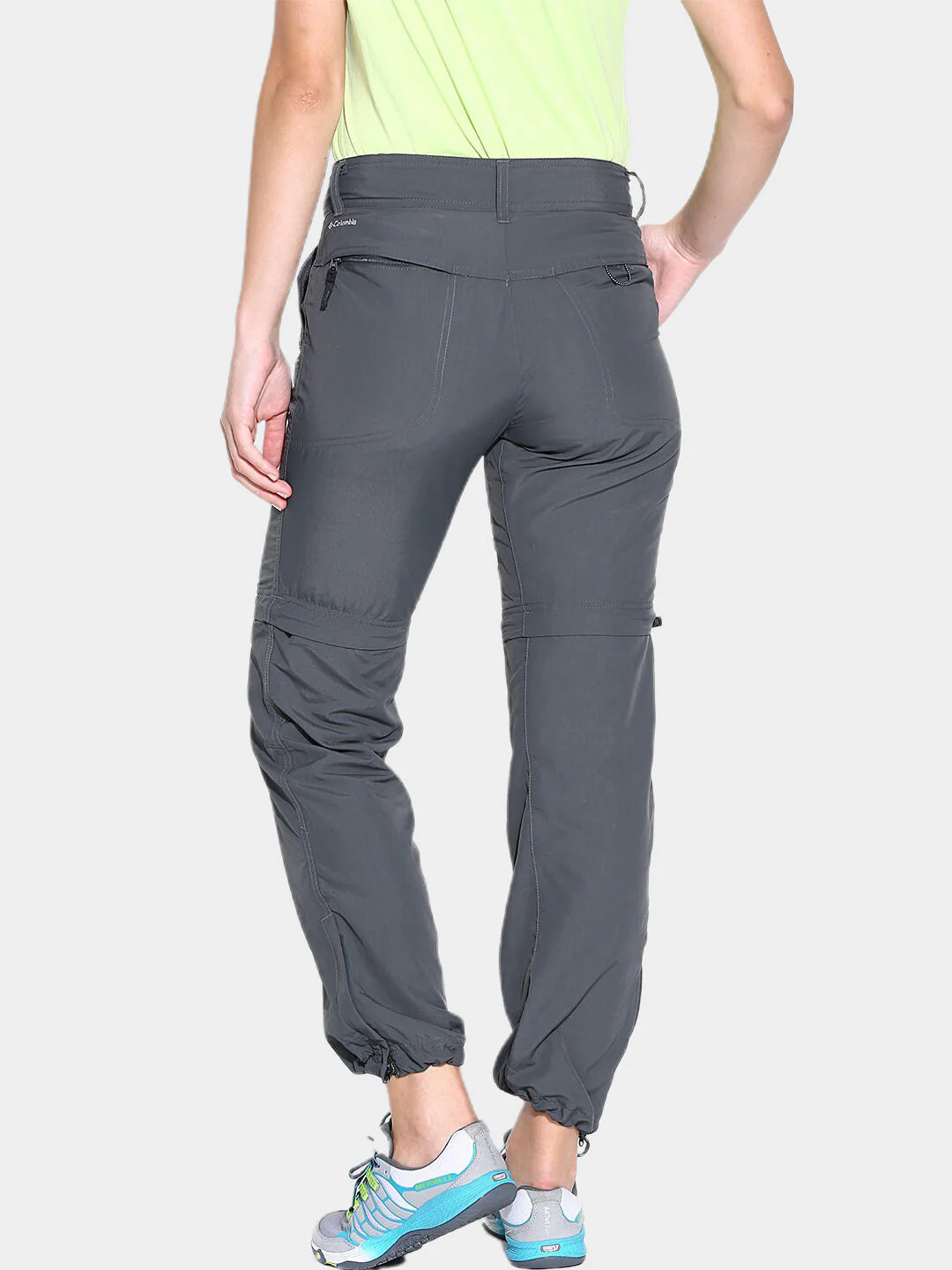 Columbia Women Grey Silver Ridge Convertible Pant (Sun Protection) - Image 5