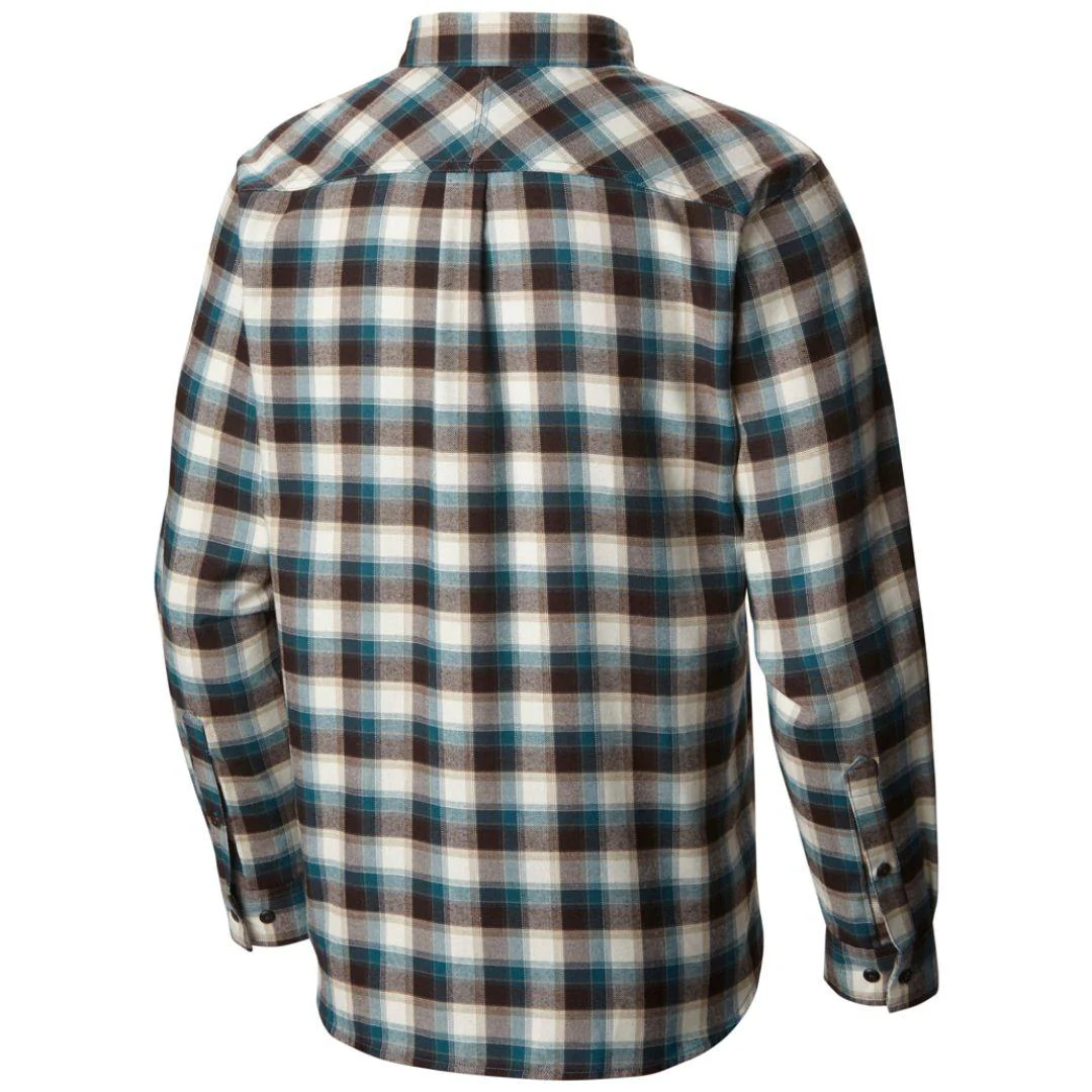 Columbia Men Green Silver Ridge  Flannel Long Sleeve Shirt - Image 2