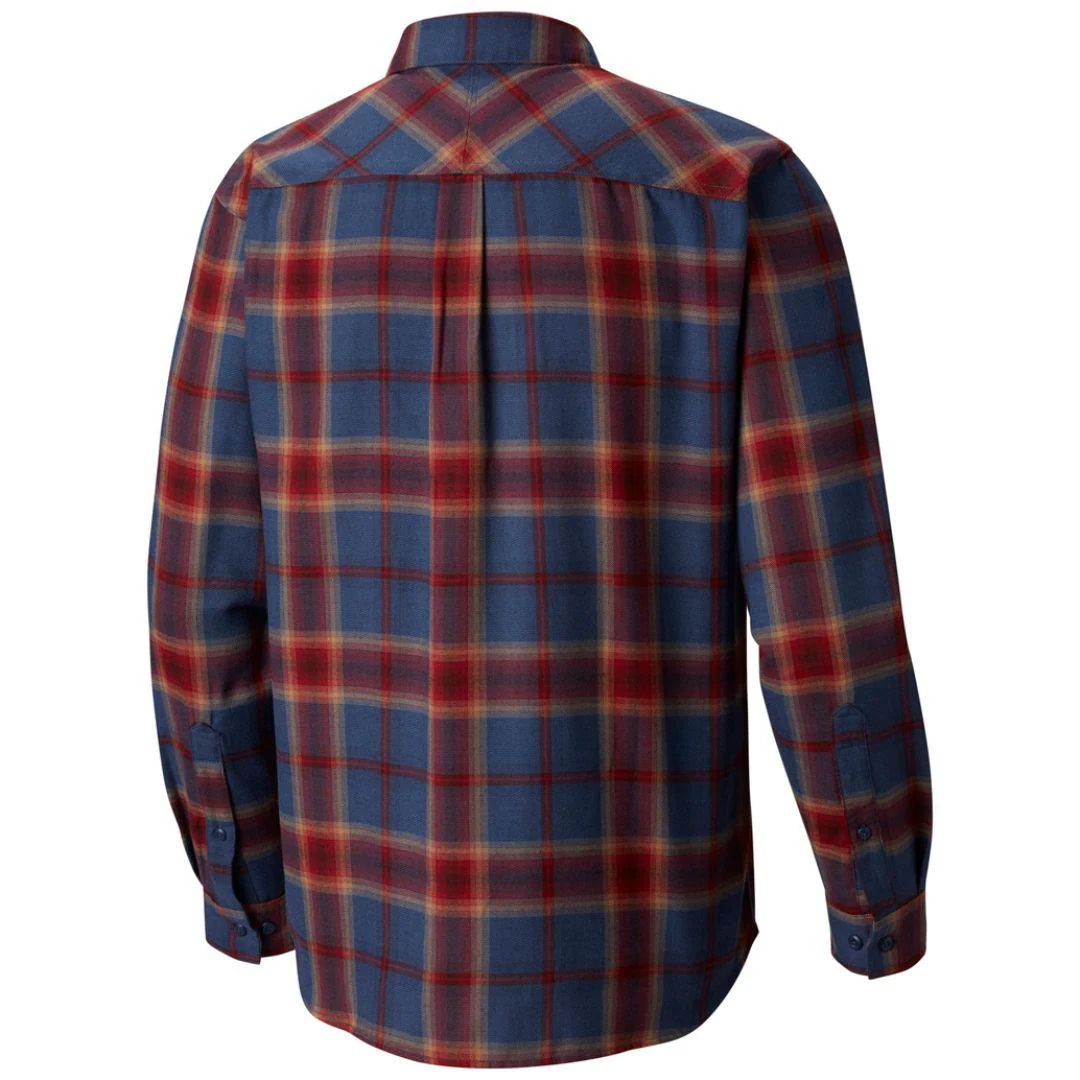Columbia Men Blue Silver Ridge Flannel Long Sleeve Shirt - Image 2