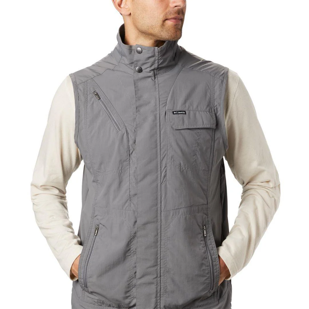 Columbia Men Grey Silver Ridge II Vest (Sun Protection) - Image 5