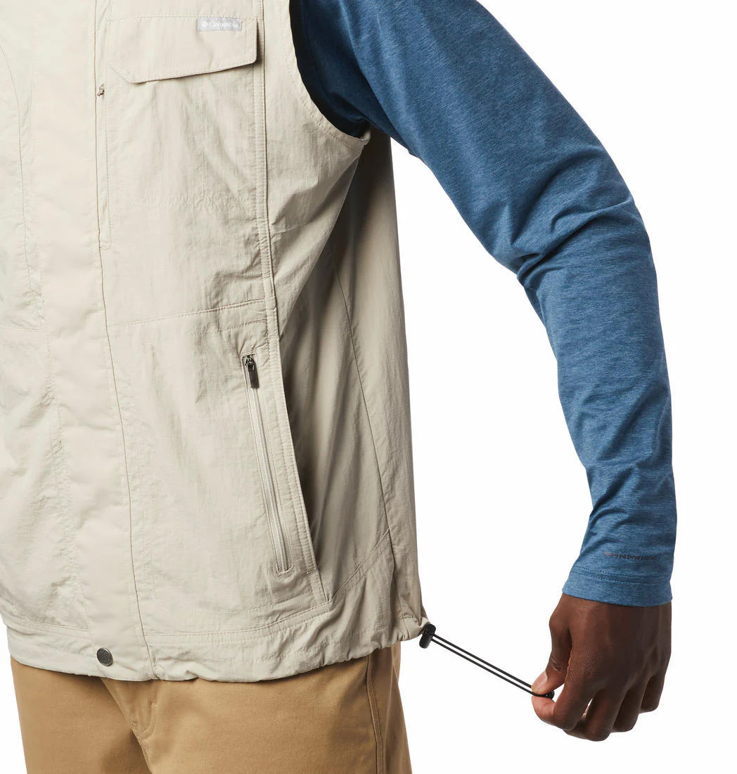 Columbia Men Beige Silver Ridge II Vest (Sun Protection) - Image 6