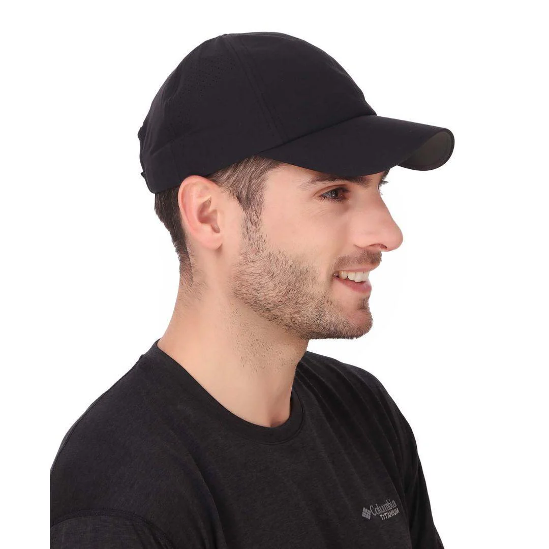 Columbia Unisex Black Silver Ridge III Ball Cap (Sun Protection) - Image 5