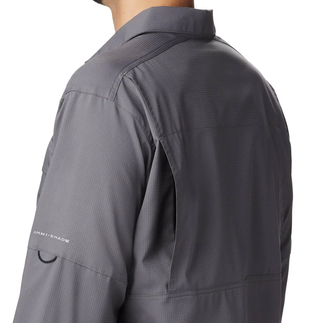 Columbia Men Grey Silver Ridge Lite Long Sleeve Shirt (Sun Protection) - Image 4