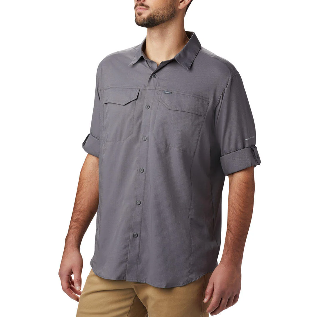 Columbia Men Grey Silver Ridge Lite Long Sleeve Shirt (Sun Protection) - Image 5
