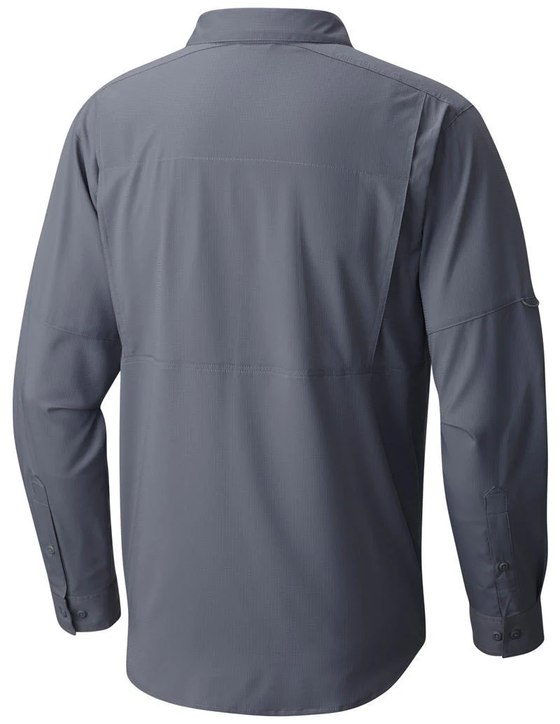 Columbia Men Grey Silver Ridge Lite Long Sleeve Shirt (Sun Protection) - Image 2