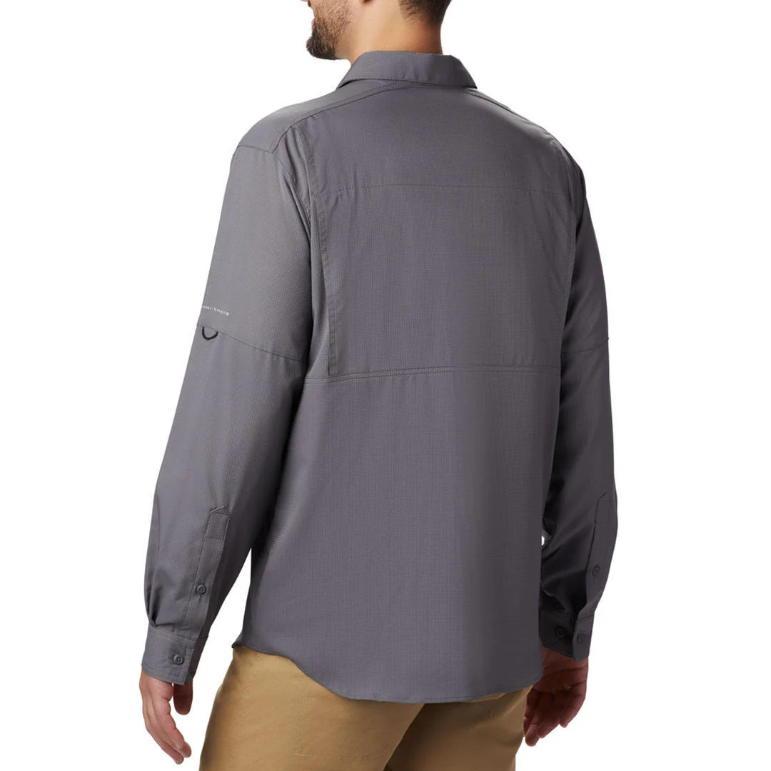 Columbia Men Grey Silver Ridge Lite Long Sleeve Shirt (Sun Protection) - Image 2