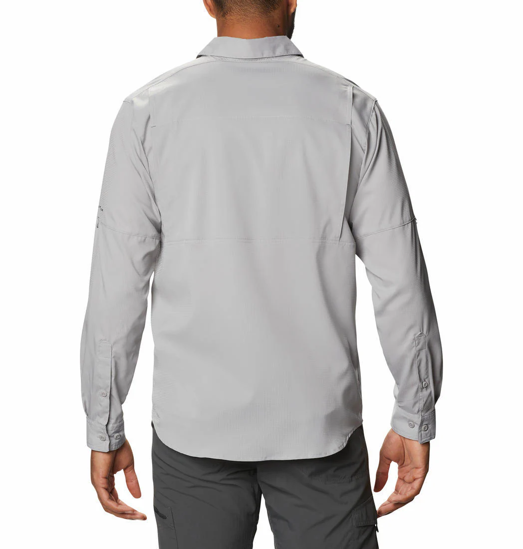 Columbia Men Grey Silver Ridge Lite Long Sleeve Shirt (Sun Protection) - Image 2