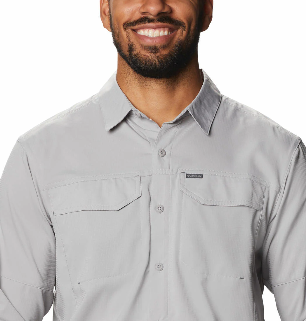 Columbia Men Grey Silver Ridge Lite Long Sleeve Shirt (Sun Protection) - Image 5