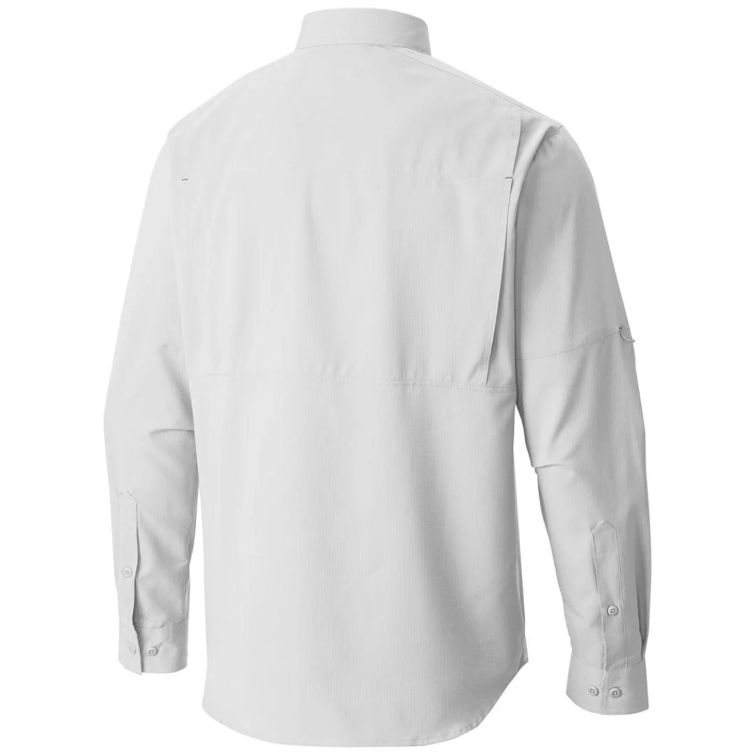 Columbia Men White Silver Ridge Lite Long Sleeve Shirt (Sun Protection) - Image 4