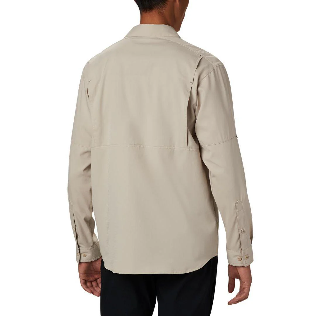 Columbia Men Beige Silver Ridge Lite Long Sleeve Shirt (Sun Protection) - Image 5