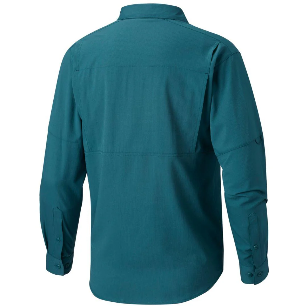 Columbia Men Green Silver Ridge Lite Long Sleeve Shirt (Sun Protection) - Image 2