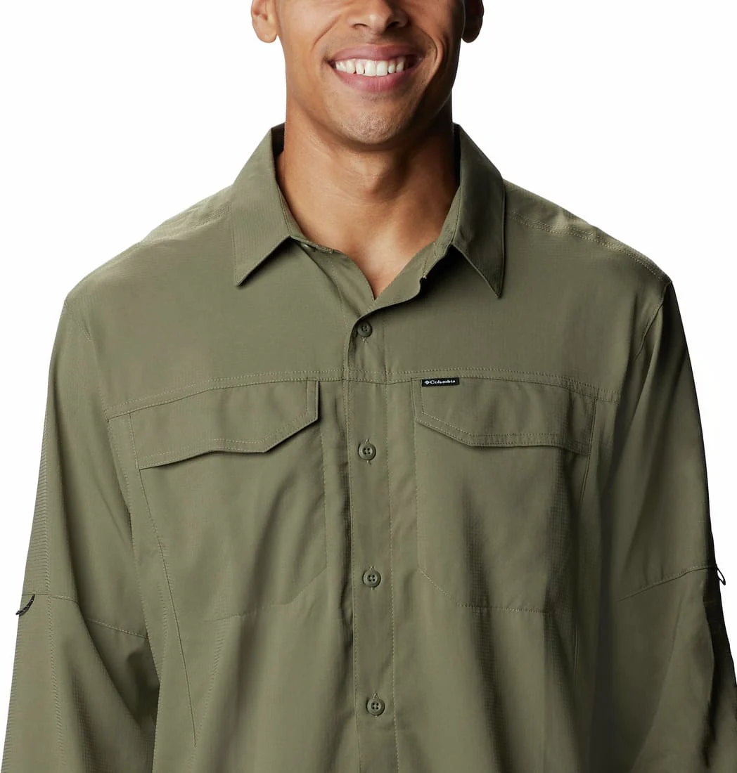 Columbia Men Green Silver Ridge Lite Long Sleeve Shirt (Sun Protection) - Image 5