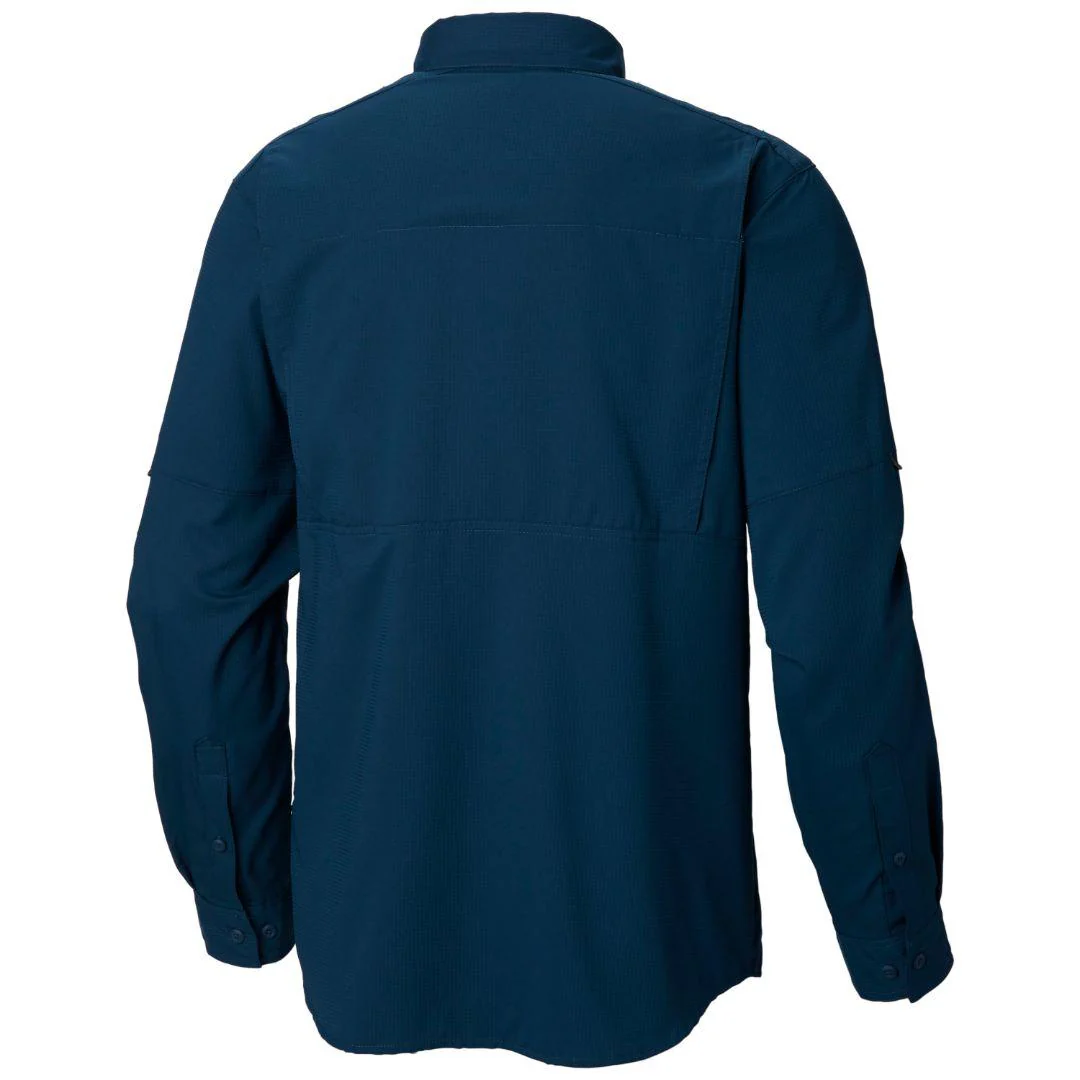 Columbia Men Blue Silver Ridge Lite Long Sleeve Shirt (Sun Protection) - Image 4