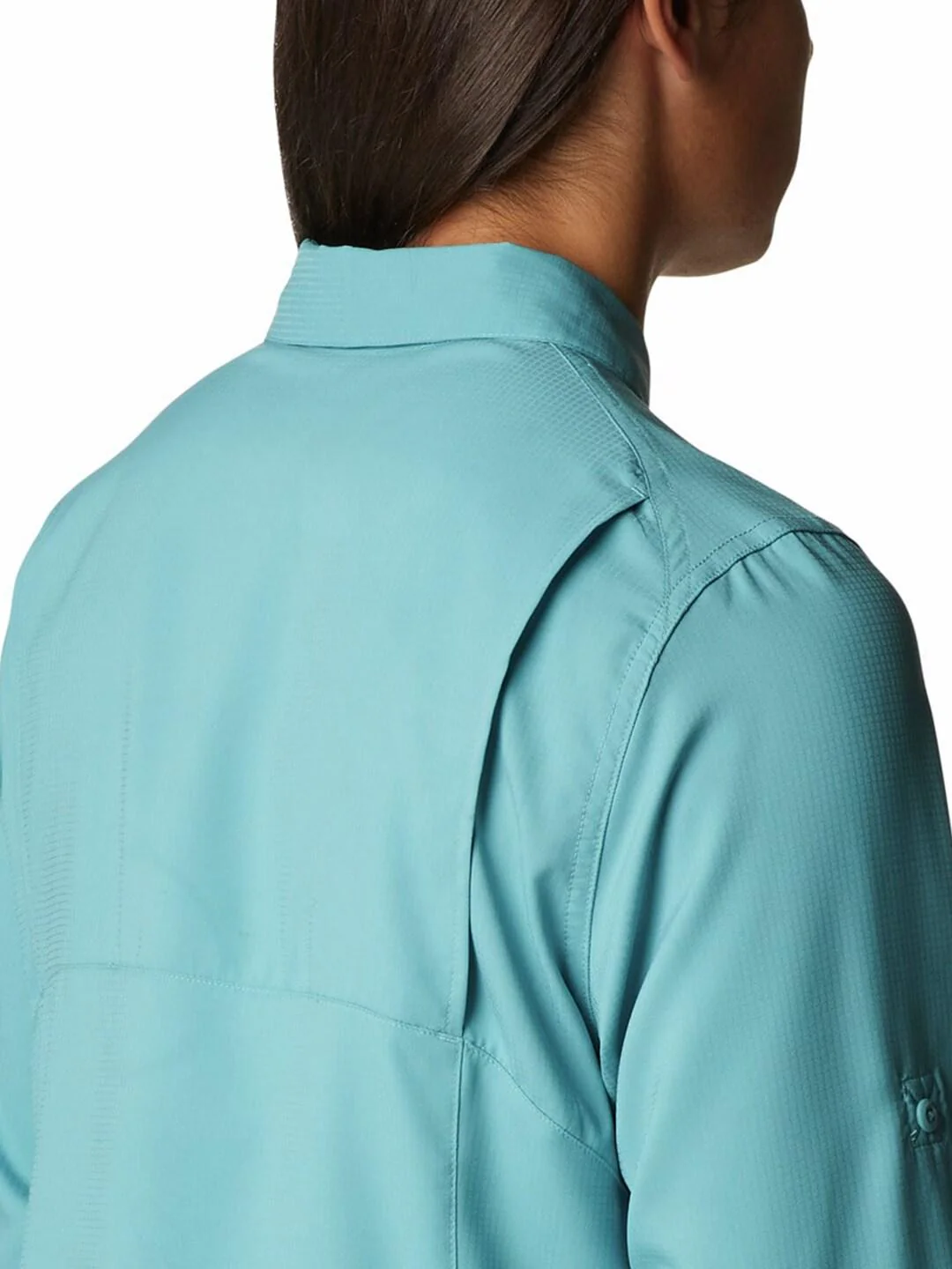 Columbia Women Blue Silver Ridge Lite Long Sleeve Shirt (Sun Protection) - Image 7