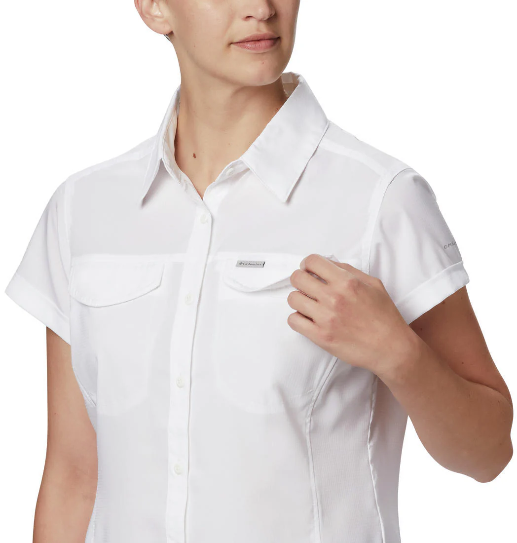Columbia Women White Silver Ridge Lite Short Sleeve (Sun Protection) - Image 5