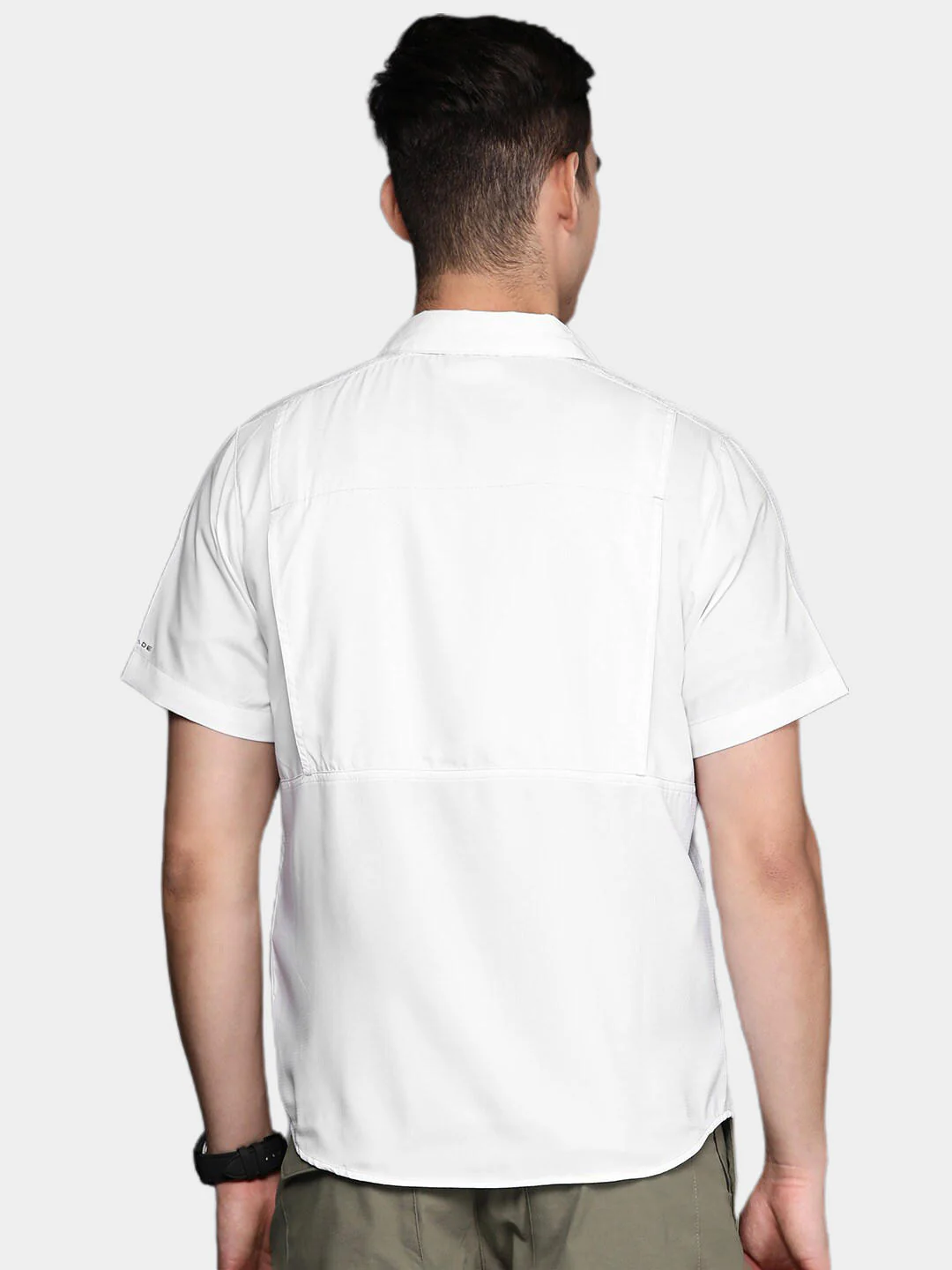 Columbia Men White Silver Ridge Lite Short Sleeve Shirt (Sun Protection) - Image 10