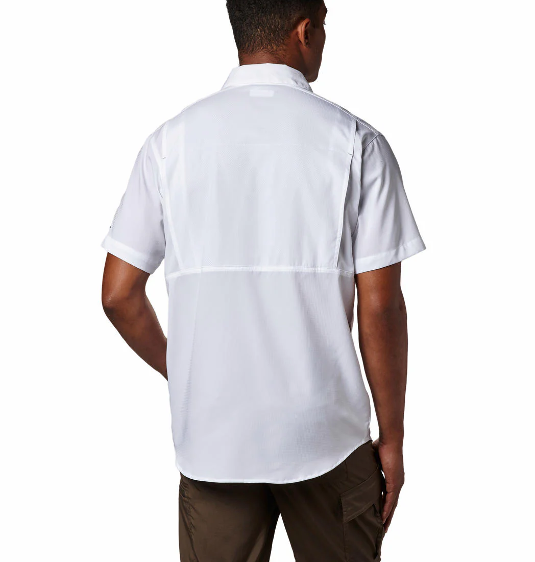 Columbia Men White Silver Ridge Lite Short Sleeve Shirt (Sun Protection) - Image 4