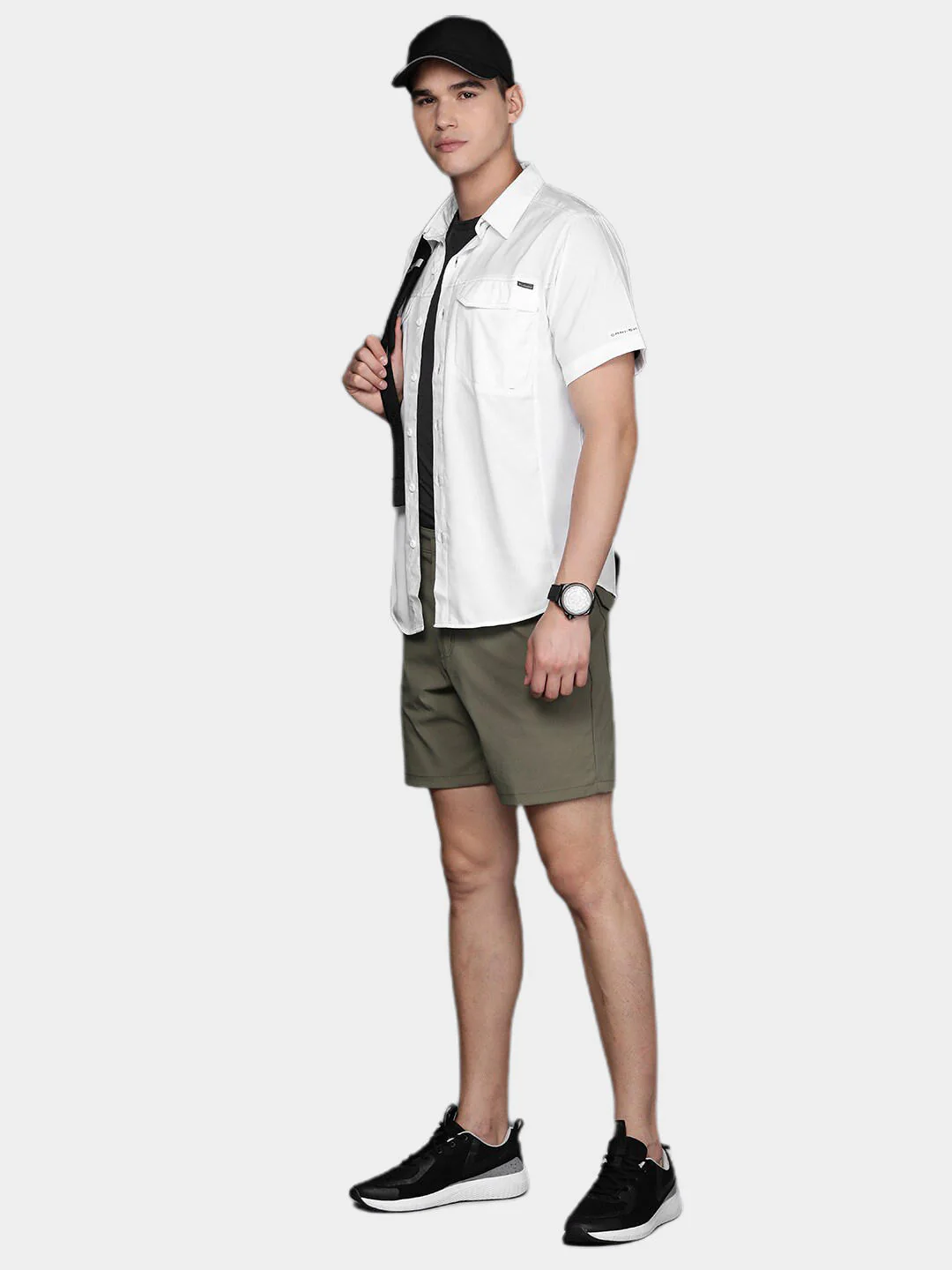 Columbia Men White Silver Ridge Lite Short Sleeve Shirt (Sun Protection) - Image 9