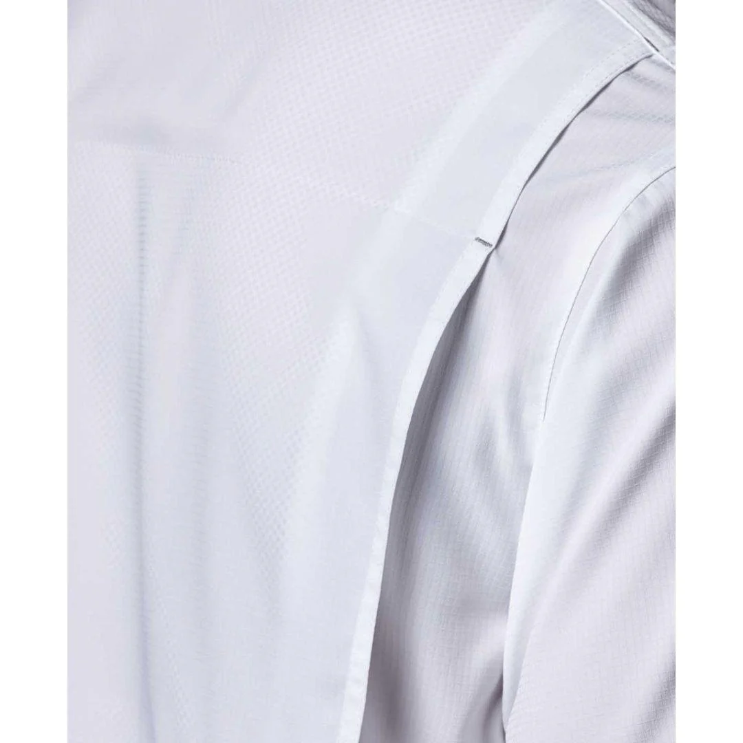 Columbia Men White Silver Ridge Lite Short Sleeve Shirt (Sun Protection) - Image 2