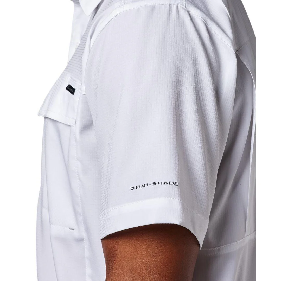 Columbia Men White Silver Ridge Lite Short Sleeve Shirt (Sun Protection) - Image 4