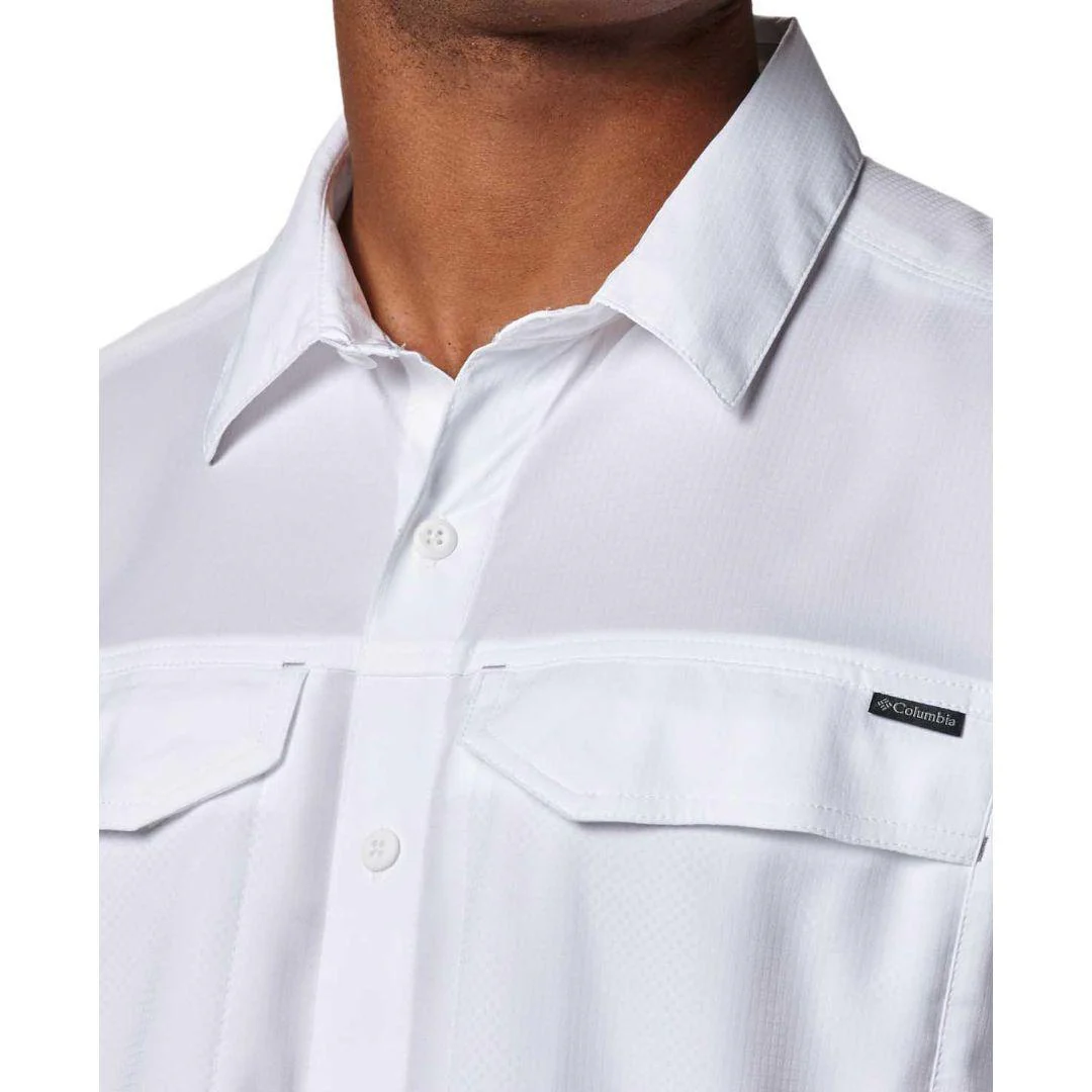 Columbia Men White Silver Ridge Lite Short Sleeve Shirt (Sun Protection) - Image 5