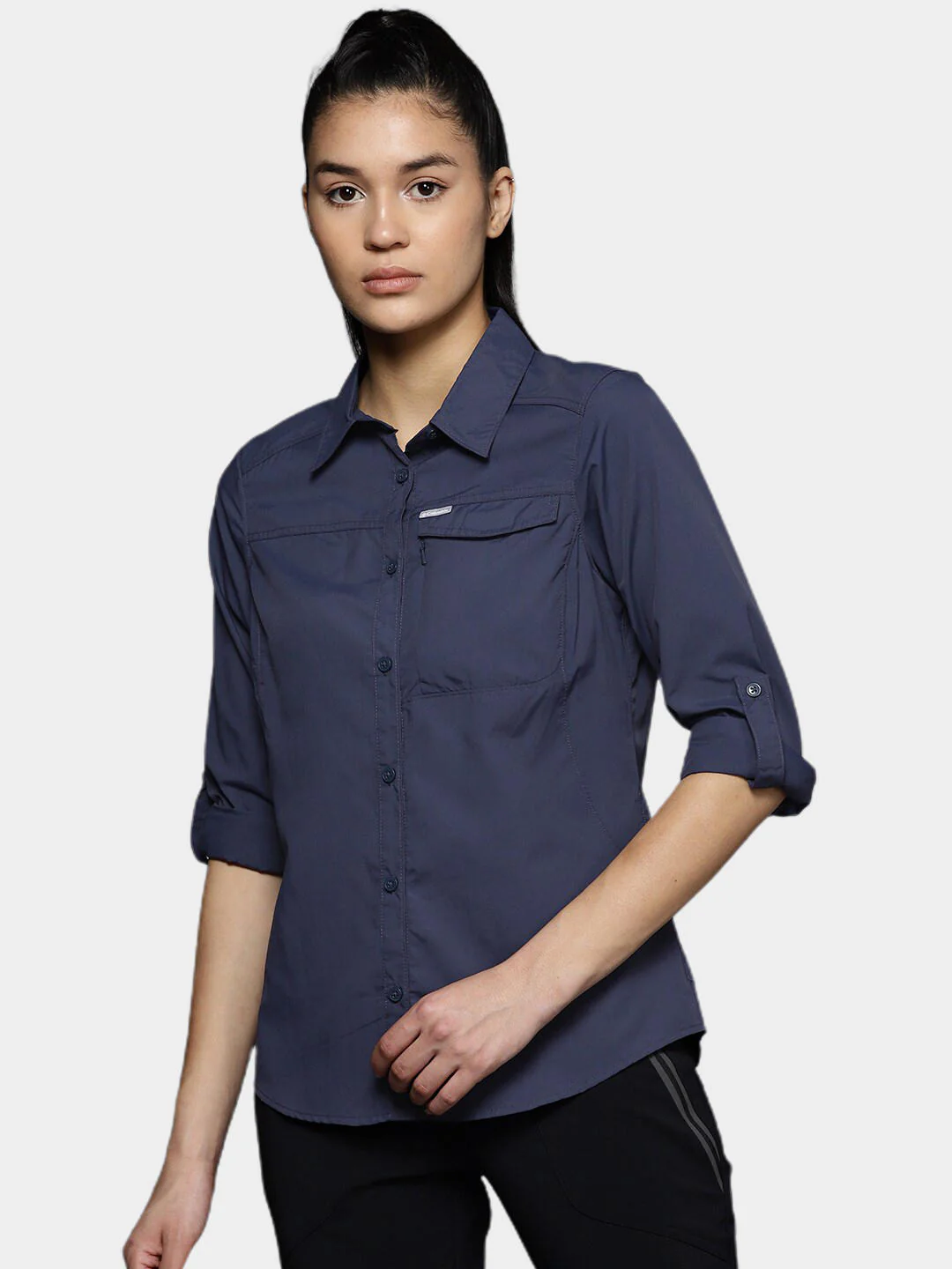 Columbia Women Blue Silver Ridge 2.0 Long Sleeve (Sun Protection) - Image 10