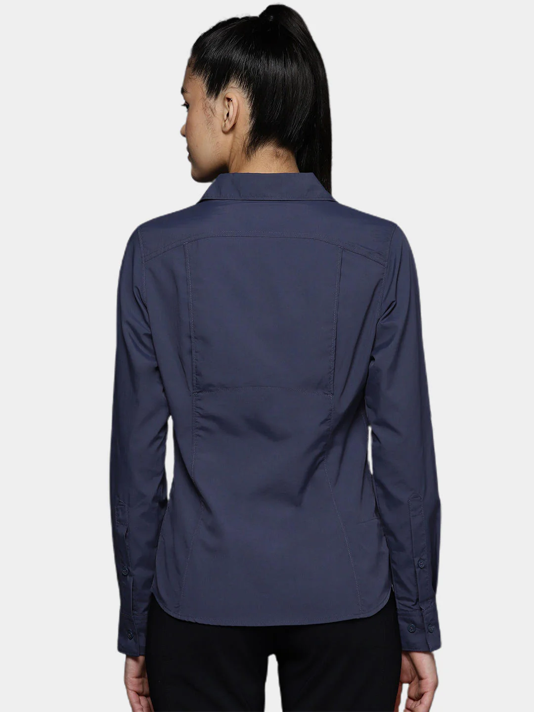 Columbia Women Blue Silver Ridge 2.0 Long Sleeve (Sun Protection) - Image 11