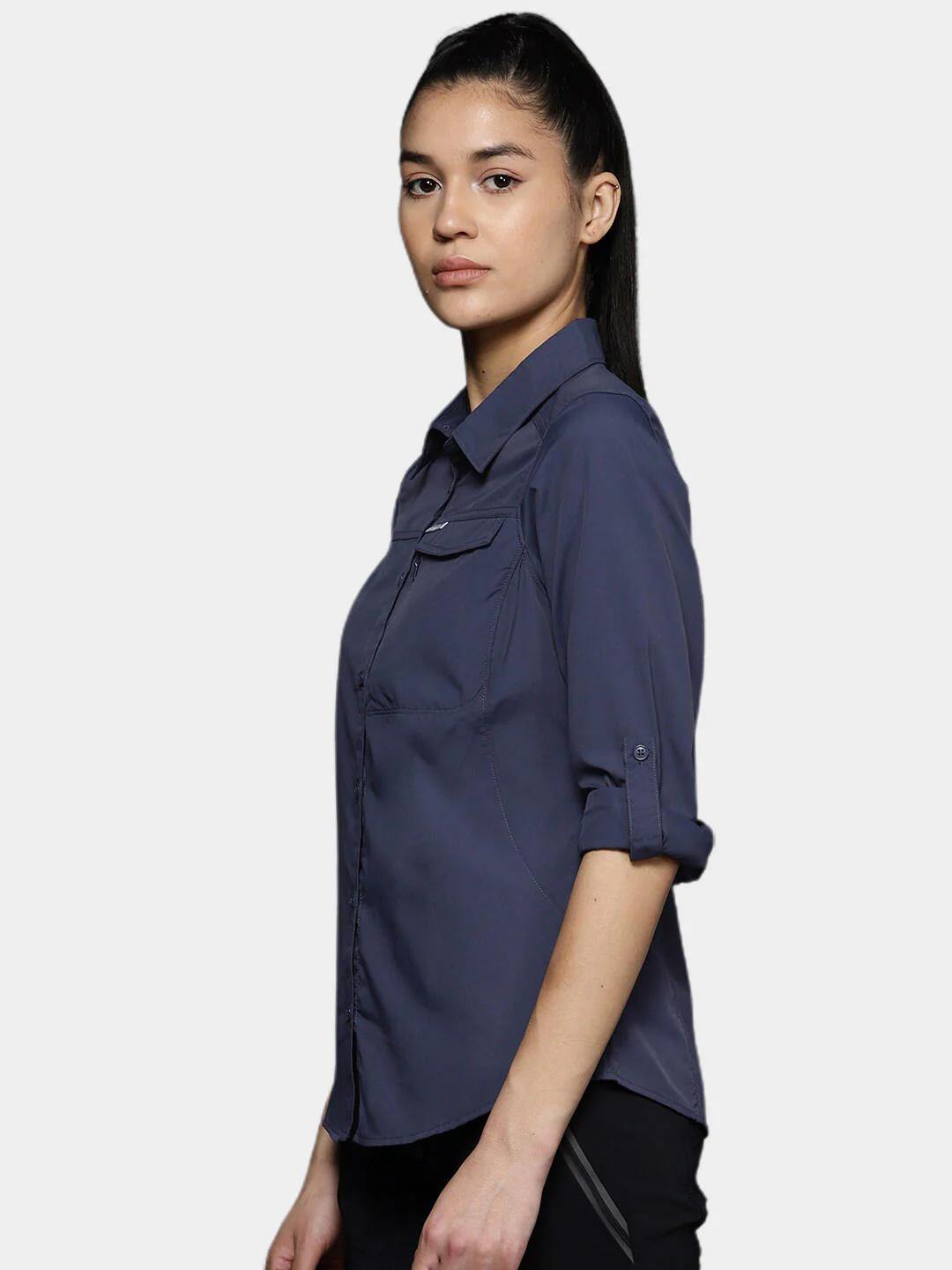 Columbia Women Blue Silver Ridge 2.0 Long Sleeve (Sun Protection) - Image 12