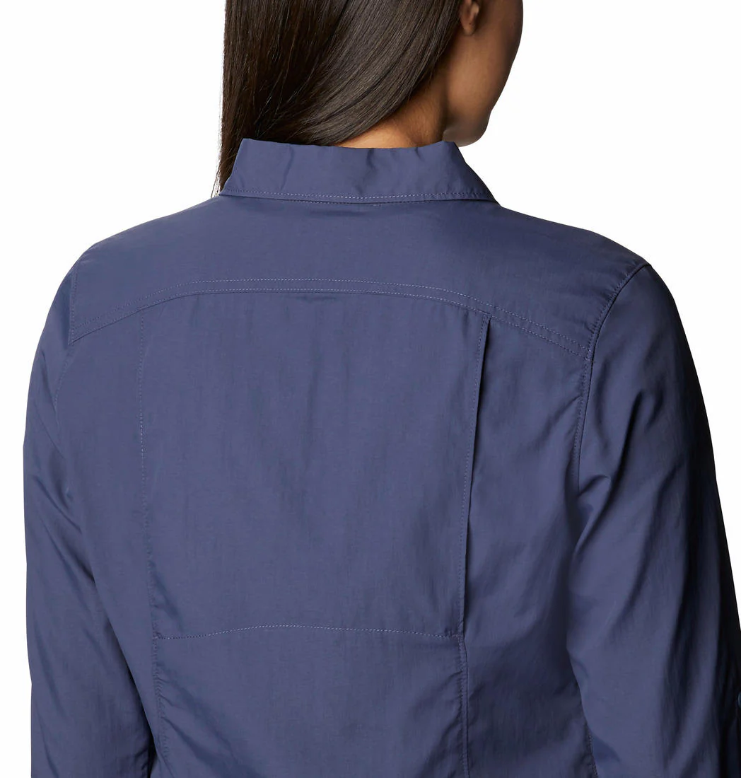 Columbia Women Blue Silver Ridge 2.0 Long Sleeve (Sun Protection) - Image 5